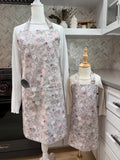 Mommy and Me Apron Set - 100% Cotton - Floral Fantasy