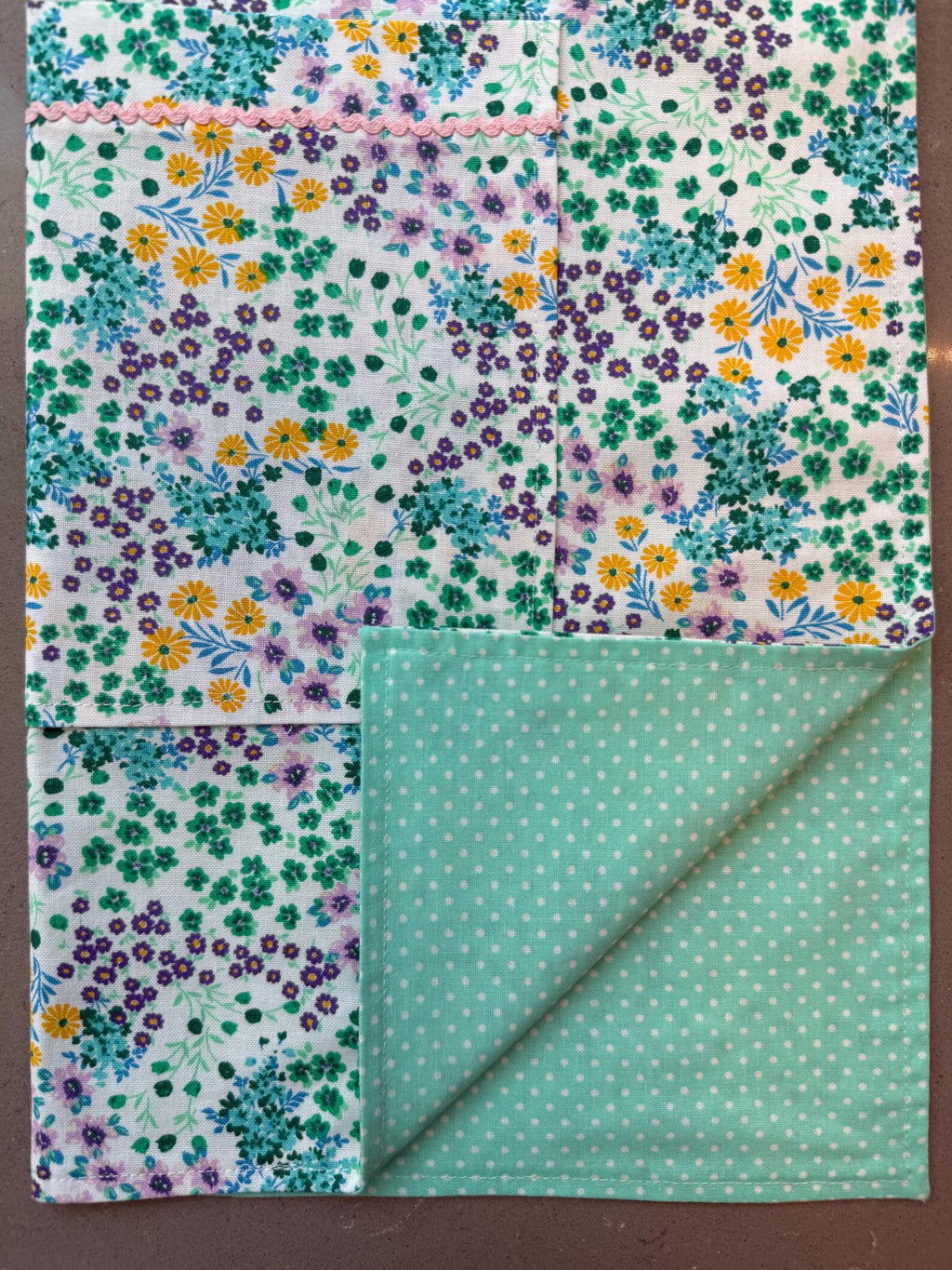 Mommy and Me Apron Set - 100% Cotton - Flower Patch
