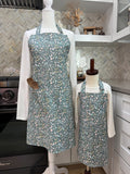 Mommy and Me Apron Set - 100% Cotton - Wild Flowers