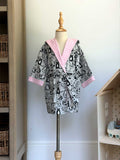 Toddler Robe - 100% Cotton Flannel - Cool Cats