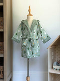 Toddler Robe - 100% Cotton Flannel - Adorable Alpacas