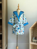 Toddler Robe - 100% Cotton Flannel - Road Trip