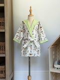 Toddler Robe - 100% Cotton Flannel - Bunny Lunch