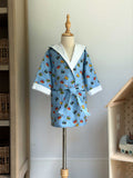 Toddler Robe - 100% Cotton Flannel - Choo Choo