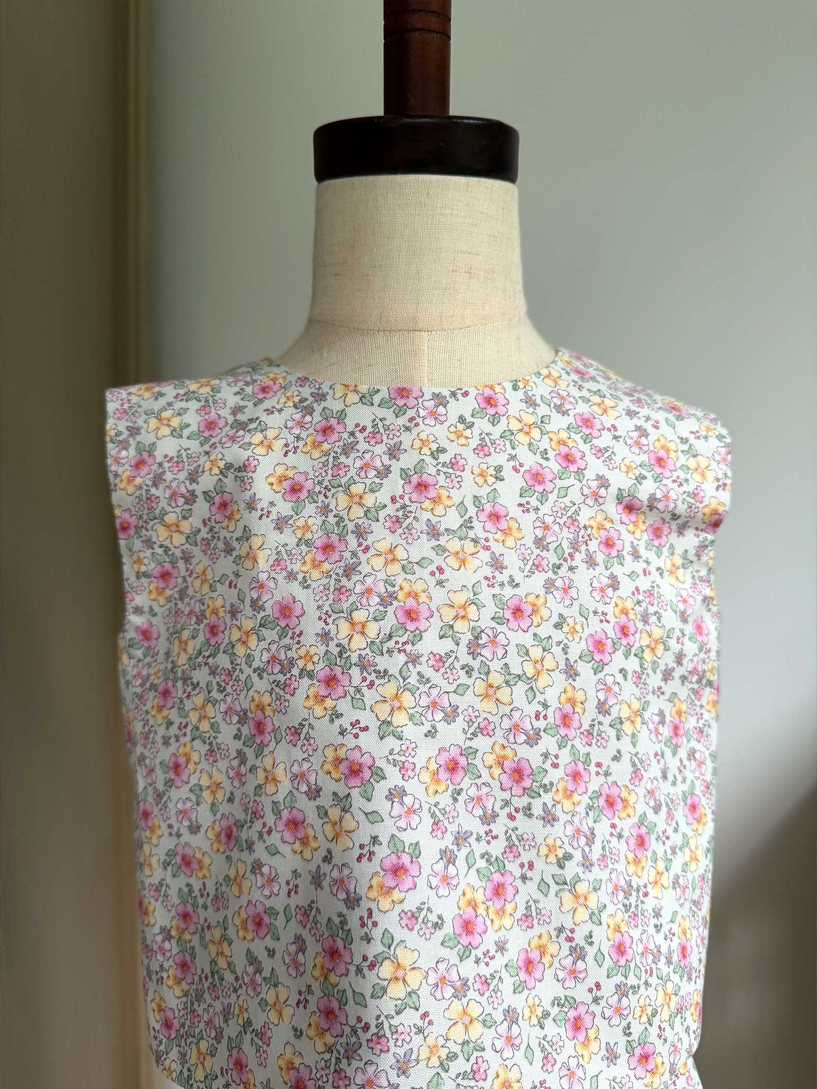 Toddler Shorts Set – 100% Cotton, Lined Top & Elastic Waist Shorts - Pink Flowers