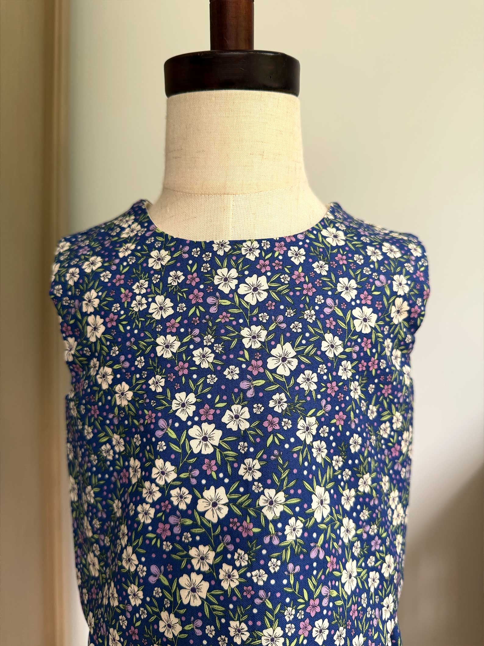 Toddler Shorts Set – 100% Cotton, Lined Top & Elastic Waist Shorts - Purple Flowers