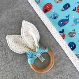 Whale Tales Teething Ring