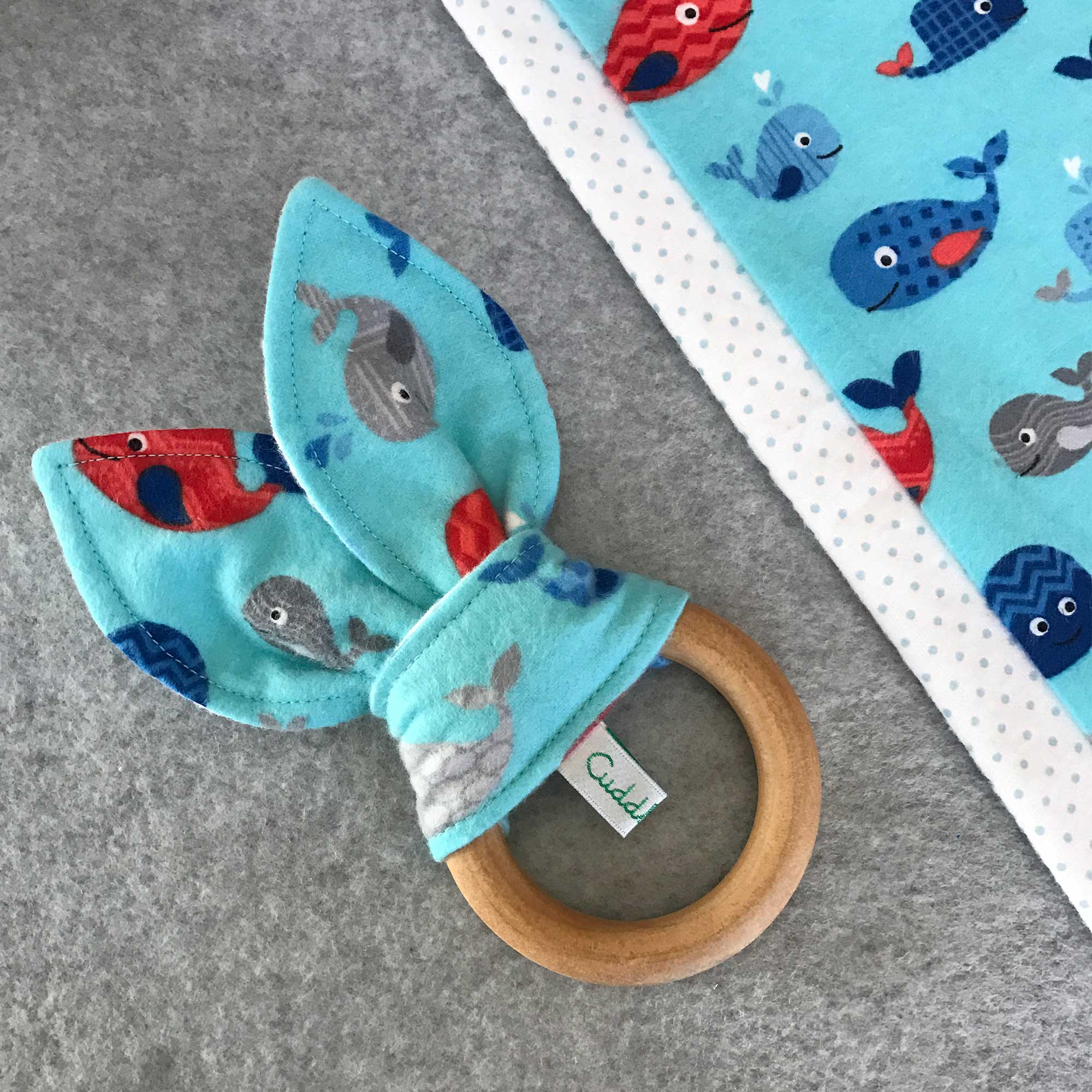 Whale Tales Teething Ring